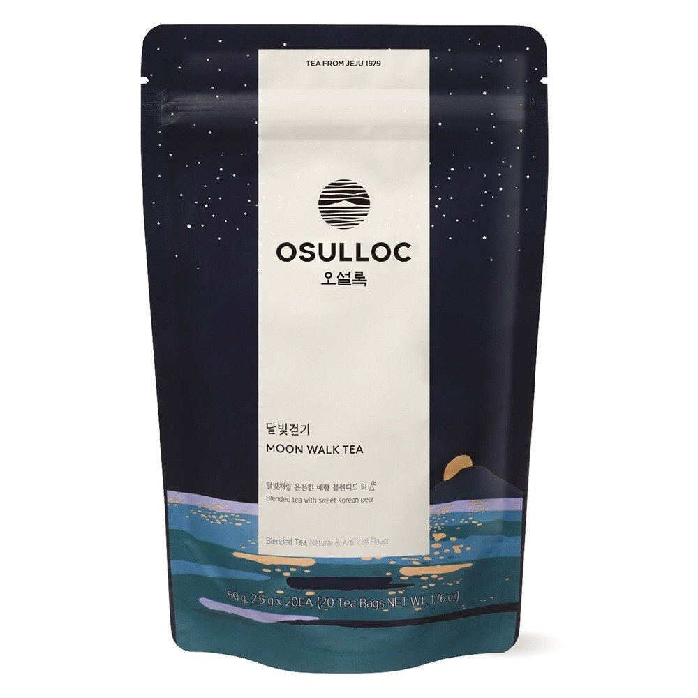Té coreano OSULLOC Moon Walk 20 bolsas/apoya la salud respiratoria