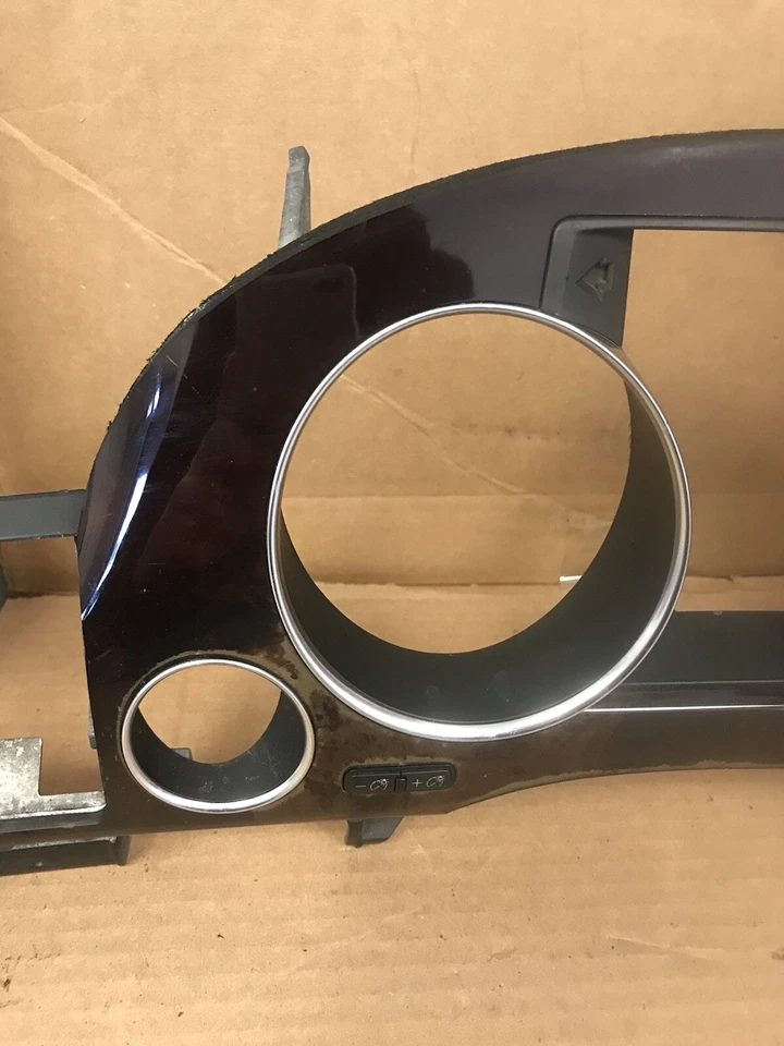 AUDI A8 A8L QUATTRO D3 2004-2009 CALIBRE TABLERO MADERA MOLDURA PANEL OEM Foto 3 de 4