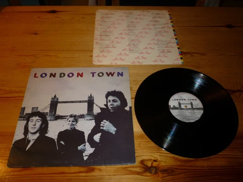 WINGS (PAUL McCARTNEY) LONDON TOWN VINYL ALBUM RECORD LP FIRST PRESS EXCELLENT