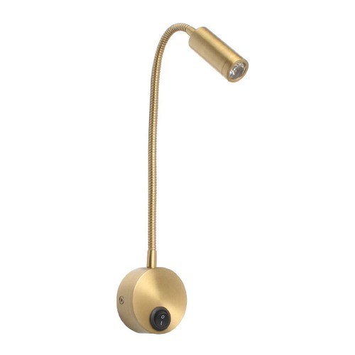 Gooseneck 3W Wall Sconces Lamp Bedside Light Fixture Switch Cabinet Spotlight - Picture 16 of 35