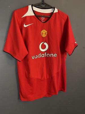 ウェア MANCHESTERUNITED soccer uniform FC MANCHESTER UNITED 2004/2006 FOOTBALL SOCCER SHIRT JERSEY SIZE