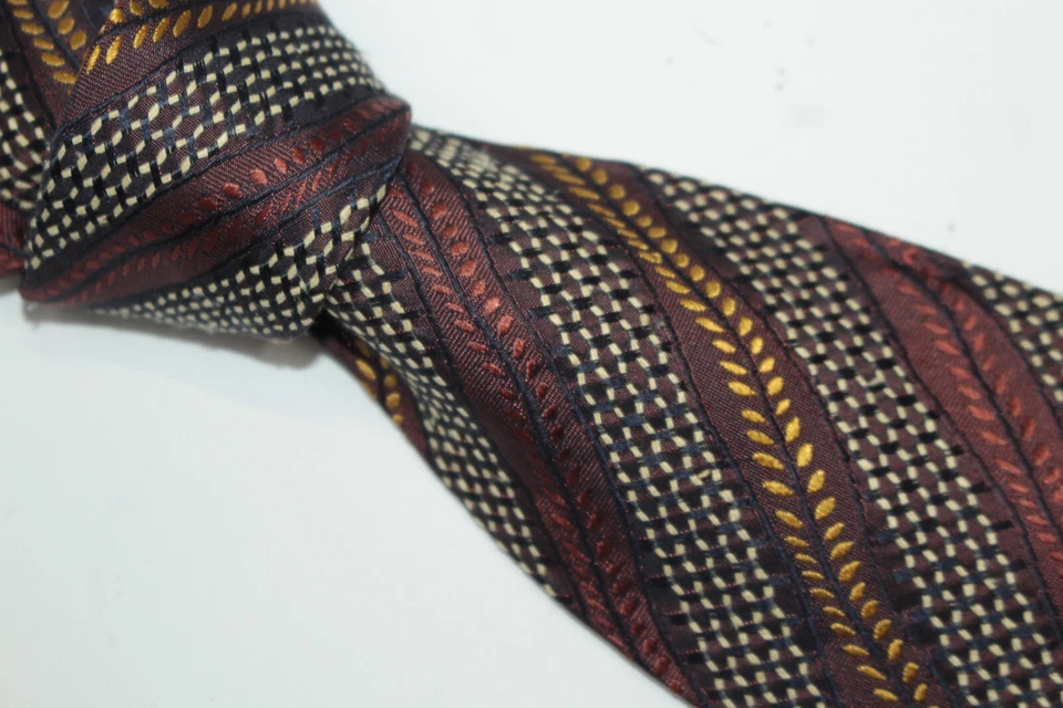 Corbata de seda JAEGER hecha en Italia F74660 Foto 3 de 4