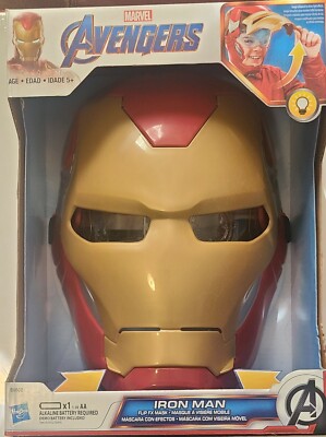 Avengers Marvel Iron Man Flip FX Mask w/Flip-Activated Light Effects 