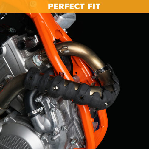 Head Pipe Shield Guard Heat Cover Guard For Honda CRF250R CRF450R CRF 250X 450X - Picture 2 of 10