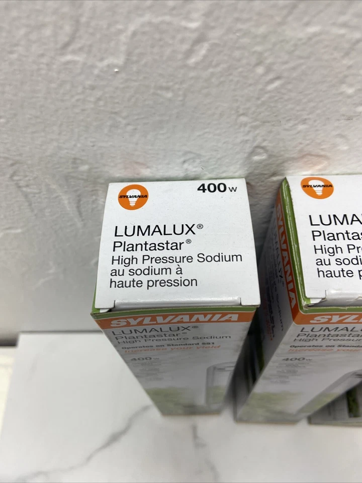 (3 包)SYLVANIA 400W Plantastar 高压钠 HID 生长灯 T14.5 S51 — 第 4/4 张图片