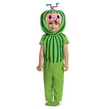 Cocomelon Melon Toddler Boys Girls Child Costume Size 3T-4T NEW