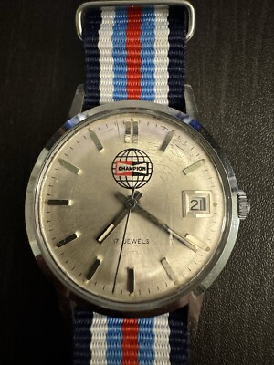 Champion Spark Plug Vintage Men s Watch Automotive Buren Hamilton Manual Wind 