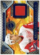 MATHIEU DANDENAULT 2000-01 TITANIUM GAME GEAR PATCH CARD #95