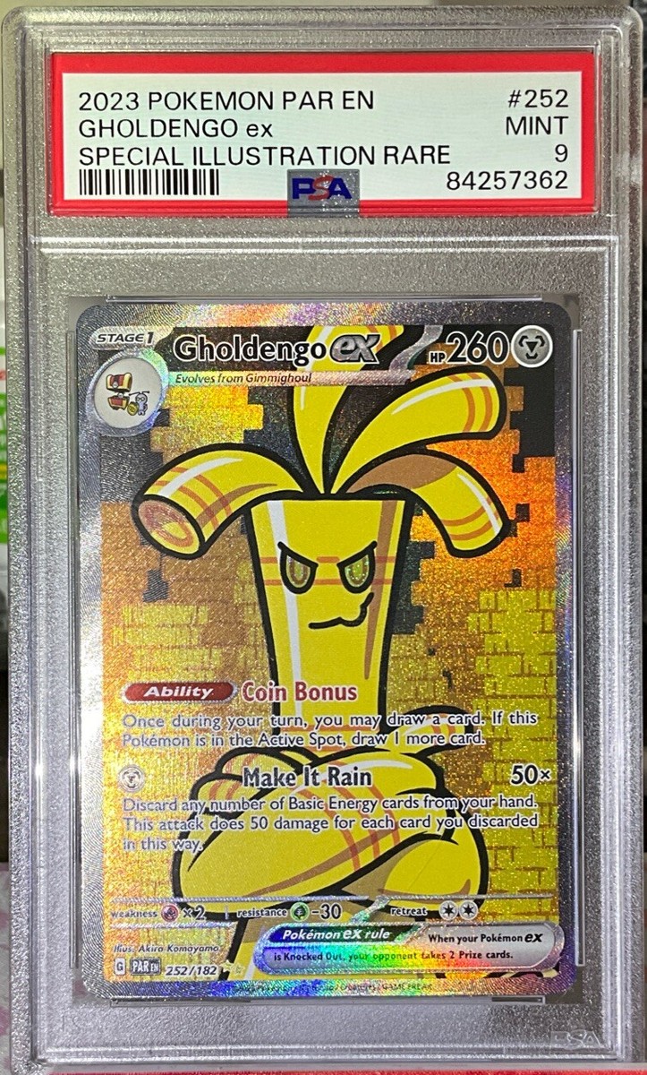 2023 Pokemon Paradox Rift Gholdengo ex 252 Special Illustration