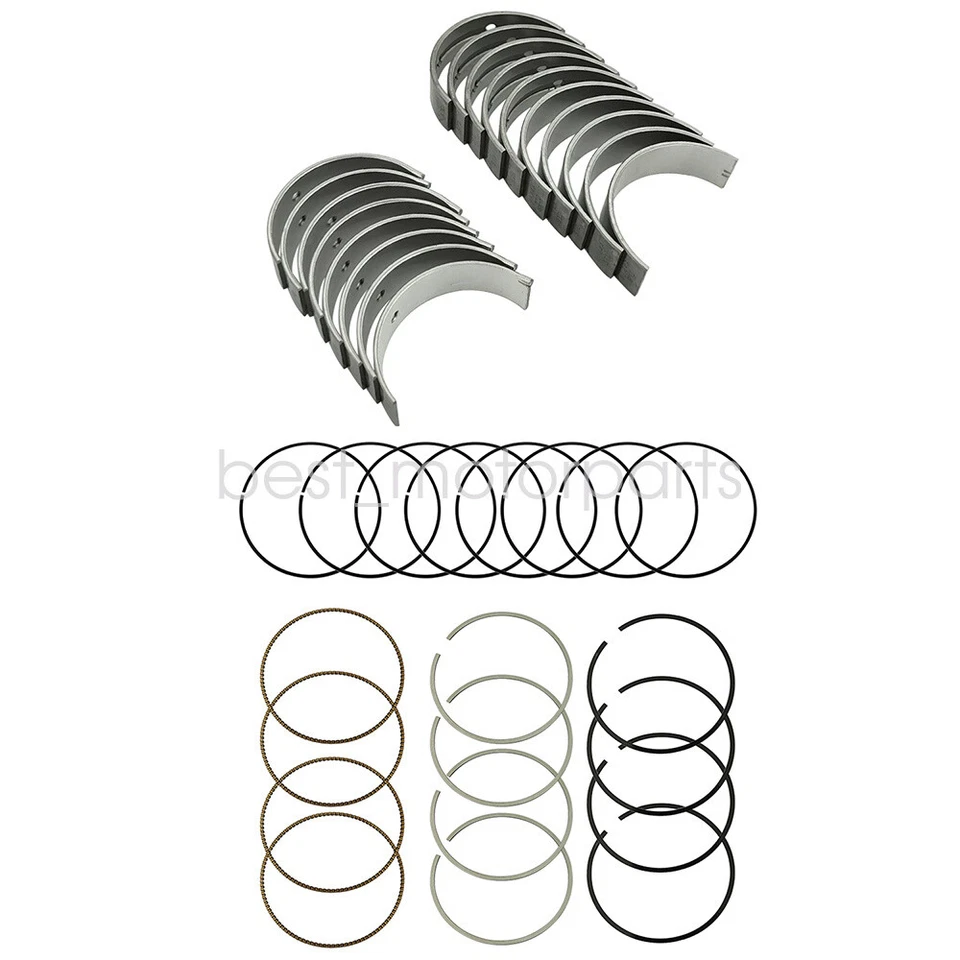 STD Piston Rings Main Rod Bearings For 2007-2010 Toyota Camry RAV4 Scion tC 2.4L Foto 3 de 4
