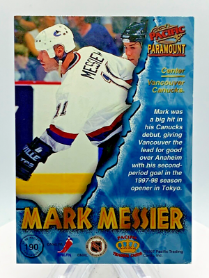 masa　準備中 1997-98 Pacific Paramount - #190 Mark Messier | eBay