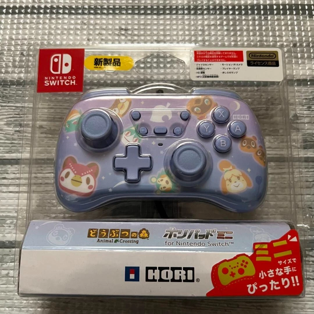 Nintendo Switch Animal Crossing Hori Pad Mini Controller with Box AD14 003 Mint