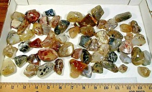 Tumble polished Montana Moss Agate stone/rock 4lb 1oz #2 ᴿ h2 | eBay