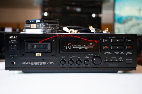 3 Head Kassettendeck AKAI GX-67, Tapedeck