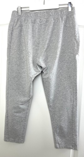 Puma Sweat Suit Women Gray Cotton Stripes Logo Tracksuit 2 Piece Size Medium - Picture 9 of 14