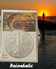 2024 American Silver Eagle Uncirculated Happy Father's Day Coin In Holder