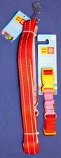 Lego LEASH and COLLAR SET Pink and Red Medium Size BRAND NEW w/ Tags