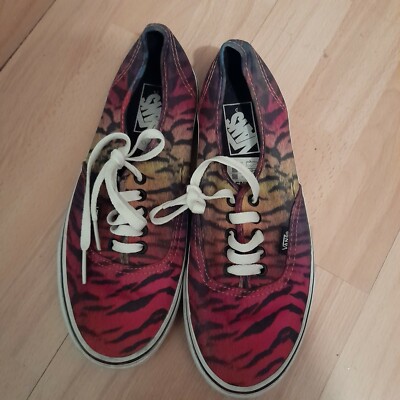 vans zebra print shoes