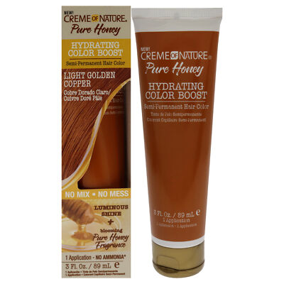 Pure Honey Hydrating Color Boost Semi-Permanent Hair Color - Light Golden Copper