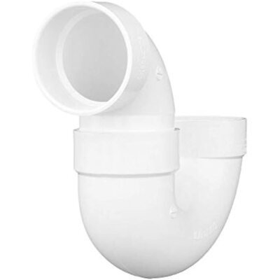 CHARLOTTE PIPE 4 DWV P-Trap with Solvent Weld Joint DWV (Drain, Waste and Vent)