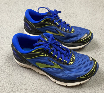 Brooks Transcend Running Shoes Mens Size Blue 1102181D408