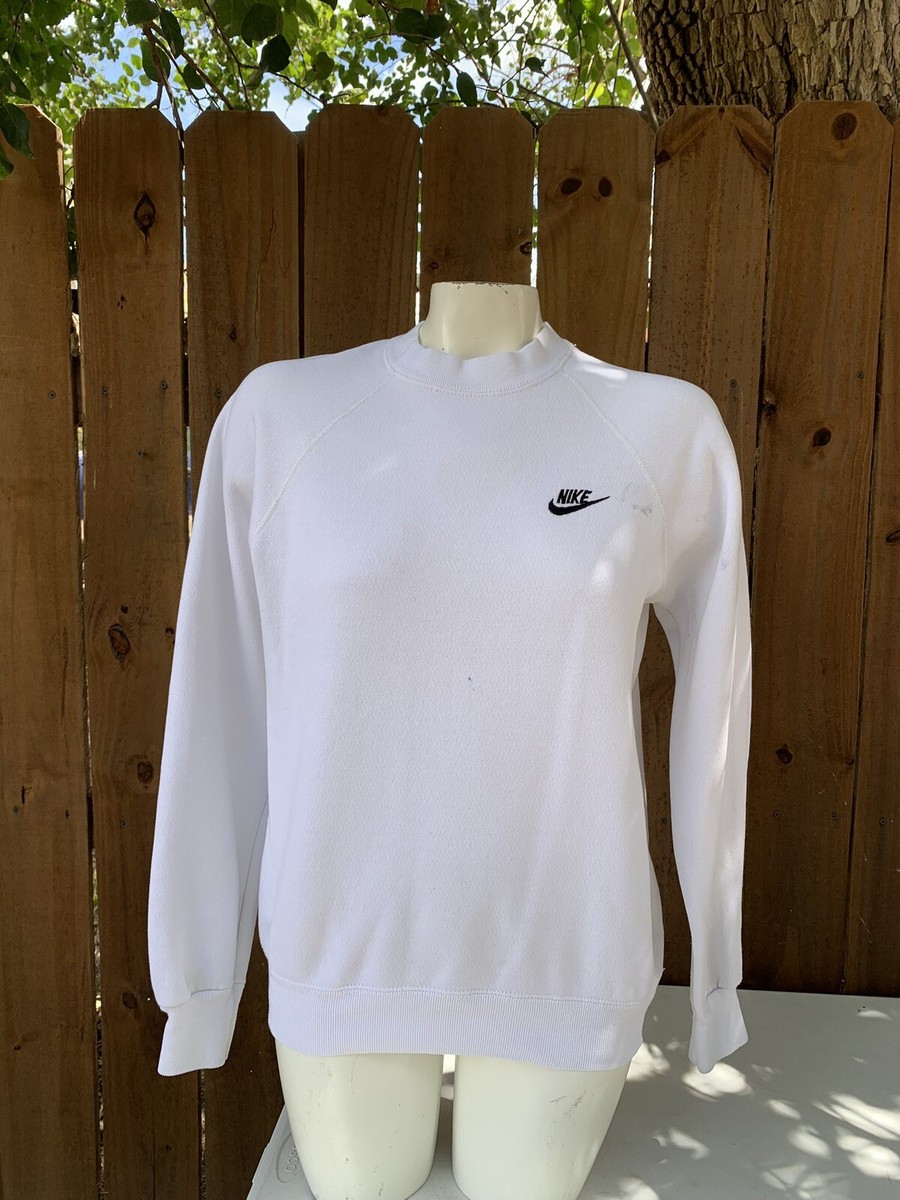 70s Vintage Nike Spell Out Sweatshirt Raglan Sleeves White 70s Vintage Nike Spell Out Sweatshirt Raglan Sleeves White
