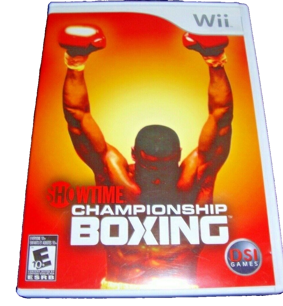 Showtime Championship Boxing Video Game Rated E (Nintendo Wii, 2007
