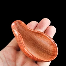 Portable Rosewood Single Spoon Shape Pipe Rack Cigar Pipe Stand Tobacco Smoking