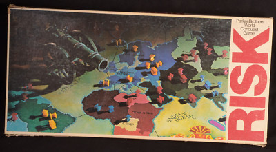  1980 Parker Brothers RISK Board Game Complete