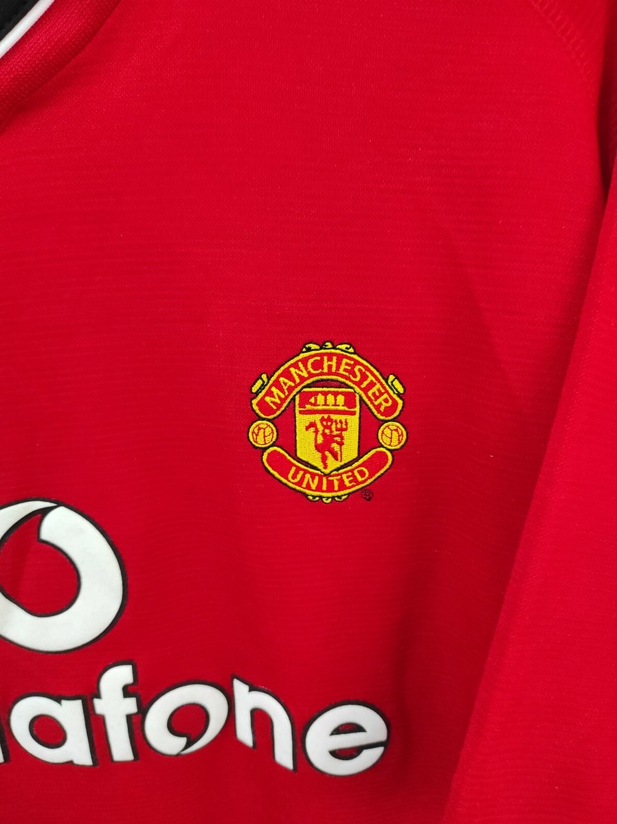 MANCHESTER UNITED 2000-2001 Vodafone camiseta shirt trikot maillot