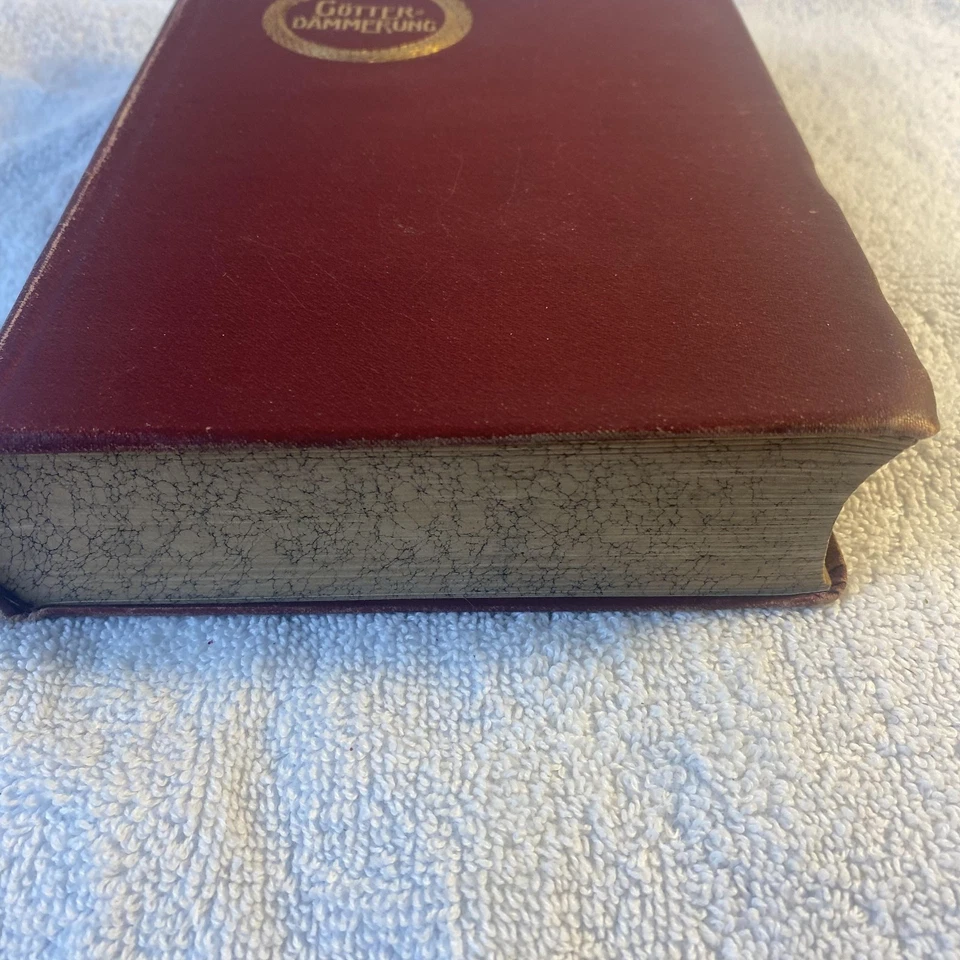 Vintage Götterdämmerung Richard Wagner Orchestra Score Hardcover German Opera Bo - Image 2 of 4