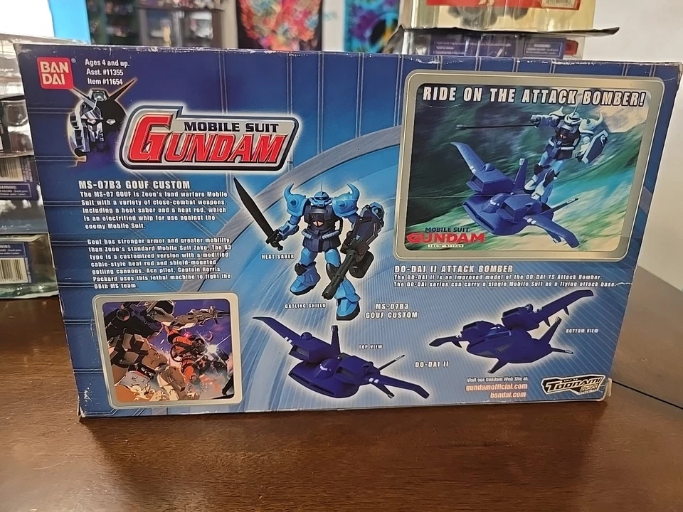 RARO Vintage 2002 Gundam con Vehículo MS-07B3 Gouf Personalizado y DO-DAI II Mecha Anime Foto 2 de 4