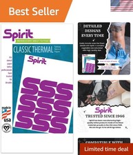 Brand Tattoo Transfer Paper Classic Thermal for Stencils, 8.5" x 14" - 100 Sh...