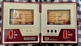 Super with BoxVintage Nintendo GAME & WATCH MU Game & Watch Multi Screen MARIO