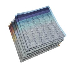 Cotton Men's Soft Handkerchiefs Assorted Color Pack of 6 Ff-6pcs