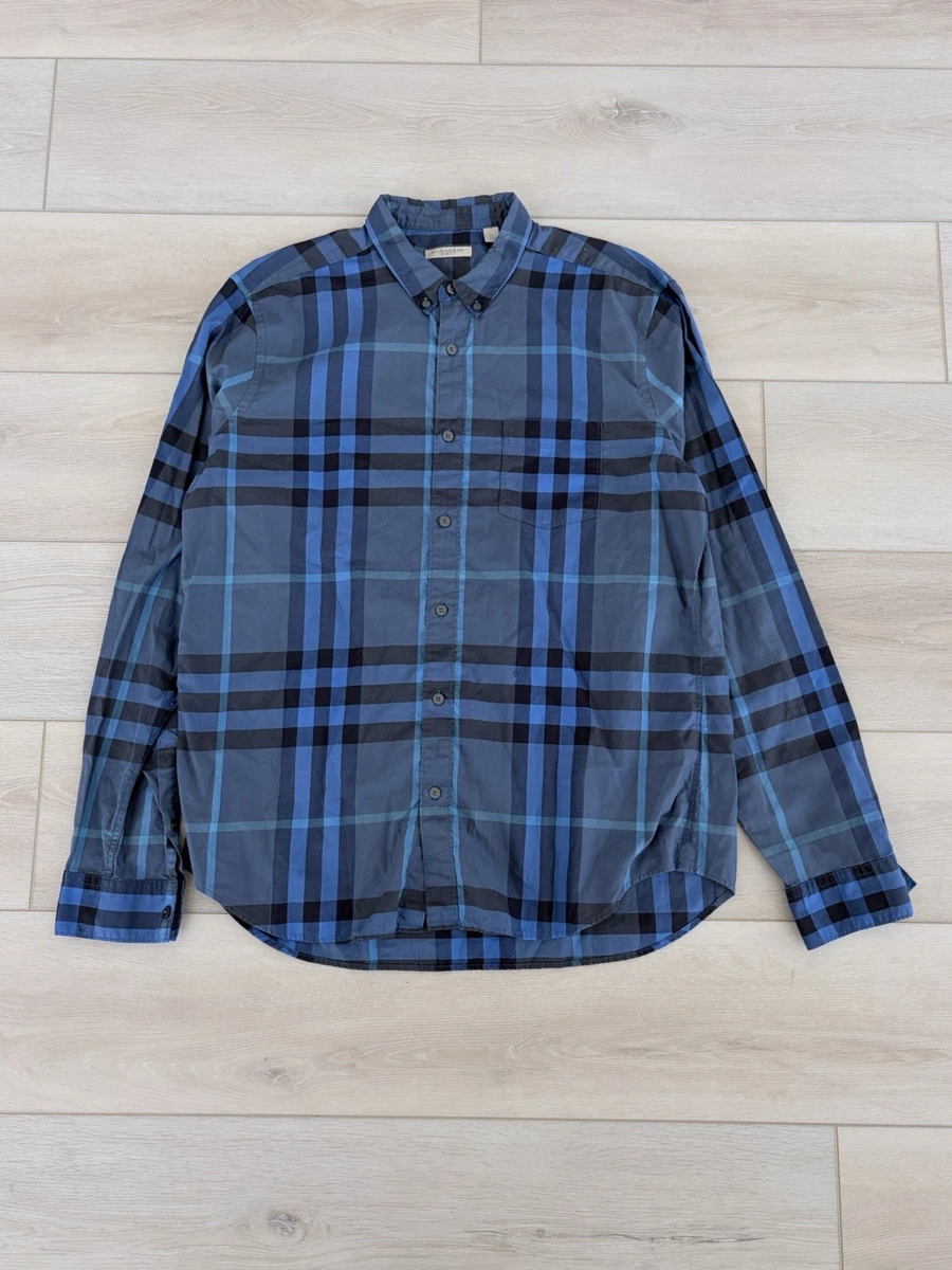 Mens Burberry Brit Shirt In Men's Casual Shirts for sale | eBay