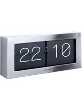 Karlsson Boxed Flip Clock Large Steel KA5642ST