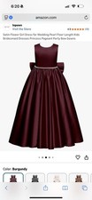 Burgundy Flower Girl Dresses 2 4t
