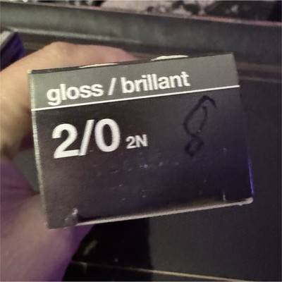 Gloss Hair Dye Cream 2/0 2N, Professional Hair Color, Gloss Brillant Formula