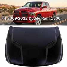 Fit 2009 2010 2011 2012 -2022 Dodge Ram 1500 Hood Aluminum With Scoops Ch1230314