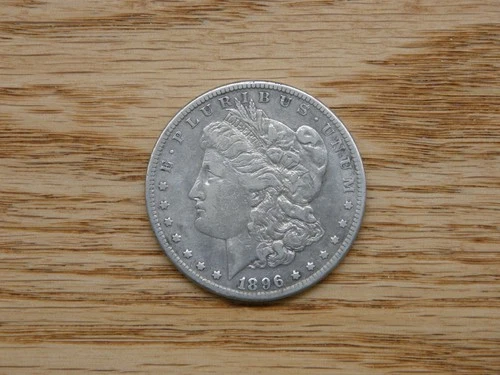 Rare 1896 San Francisco-Very Fine- $1 Morgan Silver Dollar-Free shipping-#97
