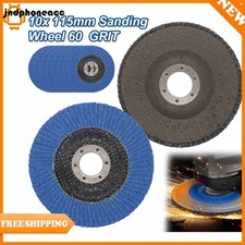 10x Flap Grinding Sanding Disc 4.5" Angle Grinder Wheel Polishing Pad #60 6.91 per disc