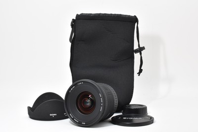 Sigma EX 17-35mm f/2.8-4 D Aspherical Zoom Lens Nikon AF Hood & Caps [Exc+++] 