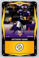 Anthony Barr 2024 UNO Elite Core Edition - Yellow #014 Minnesota Vikings