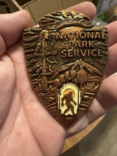 National Park Service Bigfoot Challenge Coin! Copper 175 Made! 