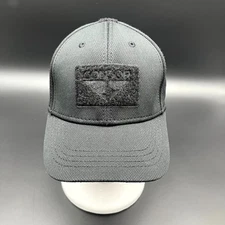 Condor Hat Mens S/M Black Fitted Cap Baseball Flex Tactical Mesh Outdoor Casual