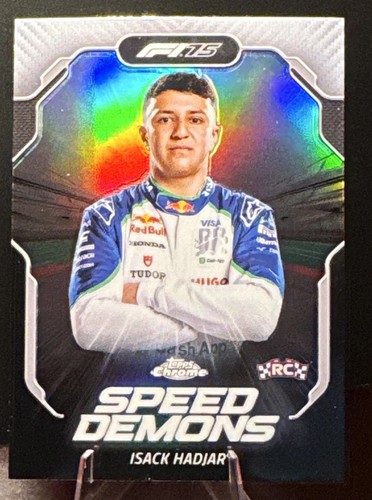 Topps Chrome Formula 1 2025 Isack Hadjar Racing Bulls Speed Demons SD-5