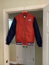 Levi s Bomber Jacket Coat Boys Size 12-13 Years Red White Blue Vintage