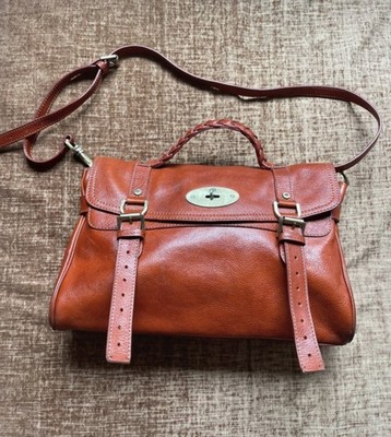 Mulberry Alexa Satchel Leder vintage guter Zustand
