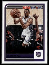 2023-24 Panini NBA Hoops BASE DeAaron Fox Sacramento Kings #174